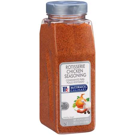 MCCORMICK Halal Kosher Organic-95% Rotisserie Chicken Seasoning 24 oz., PK6 900223214